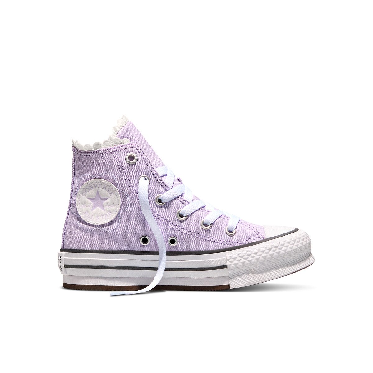 Baskets CHUCK TAYLOR ALL STAR EVA LIFT HI BUBBLY FLORAL lavande, CONVERSE