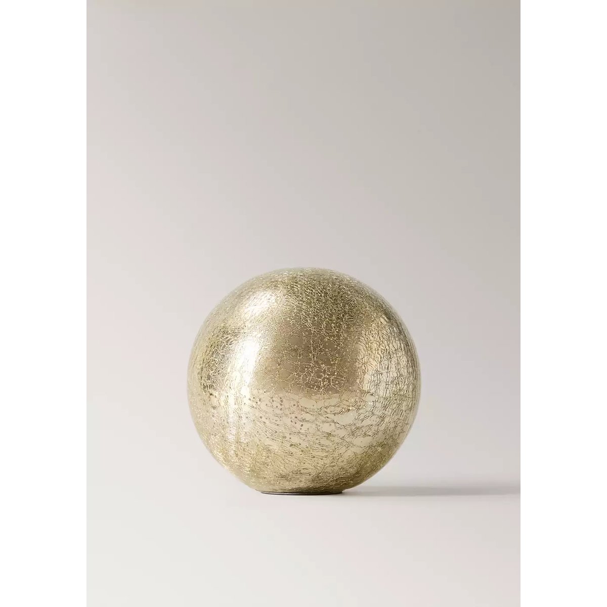 Grande boule lumineuse en verre or, MANGO HOME