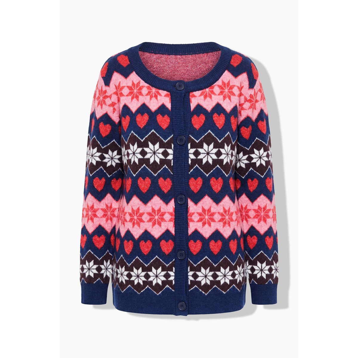 Cardigan motif norvégien marine, ULLA POPKEN