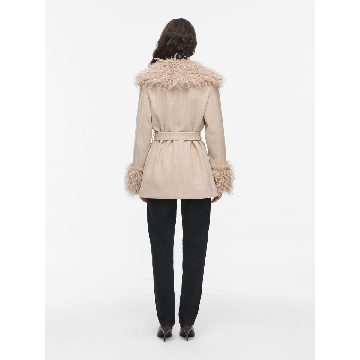 Veste marron - natural melange1, VILA
