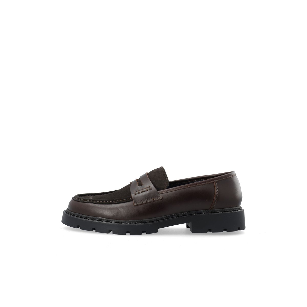 Mocassins marron - brownmix, BIANCO