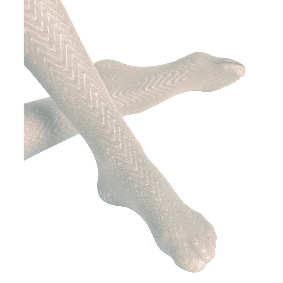 Collant Chevron 50 Semi-opaque silver (3462), FALKE