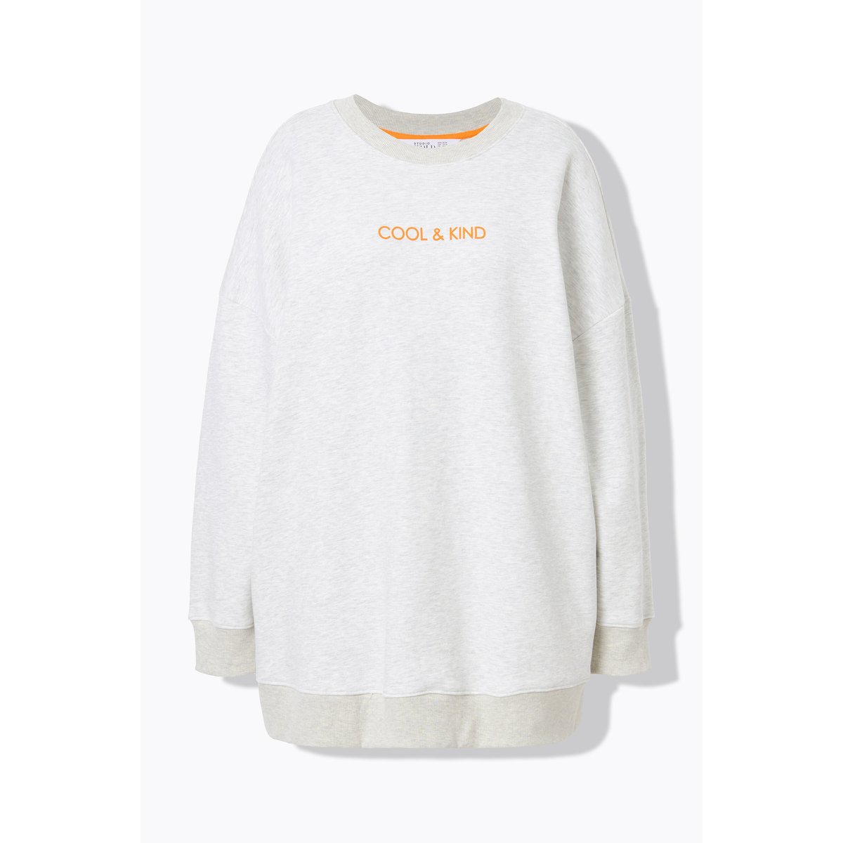Sweat, coupe oversize chiné naturel, STUDIO UNTOLD