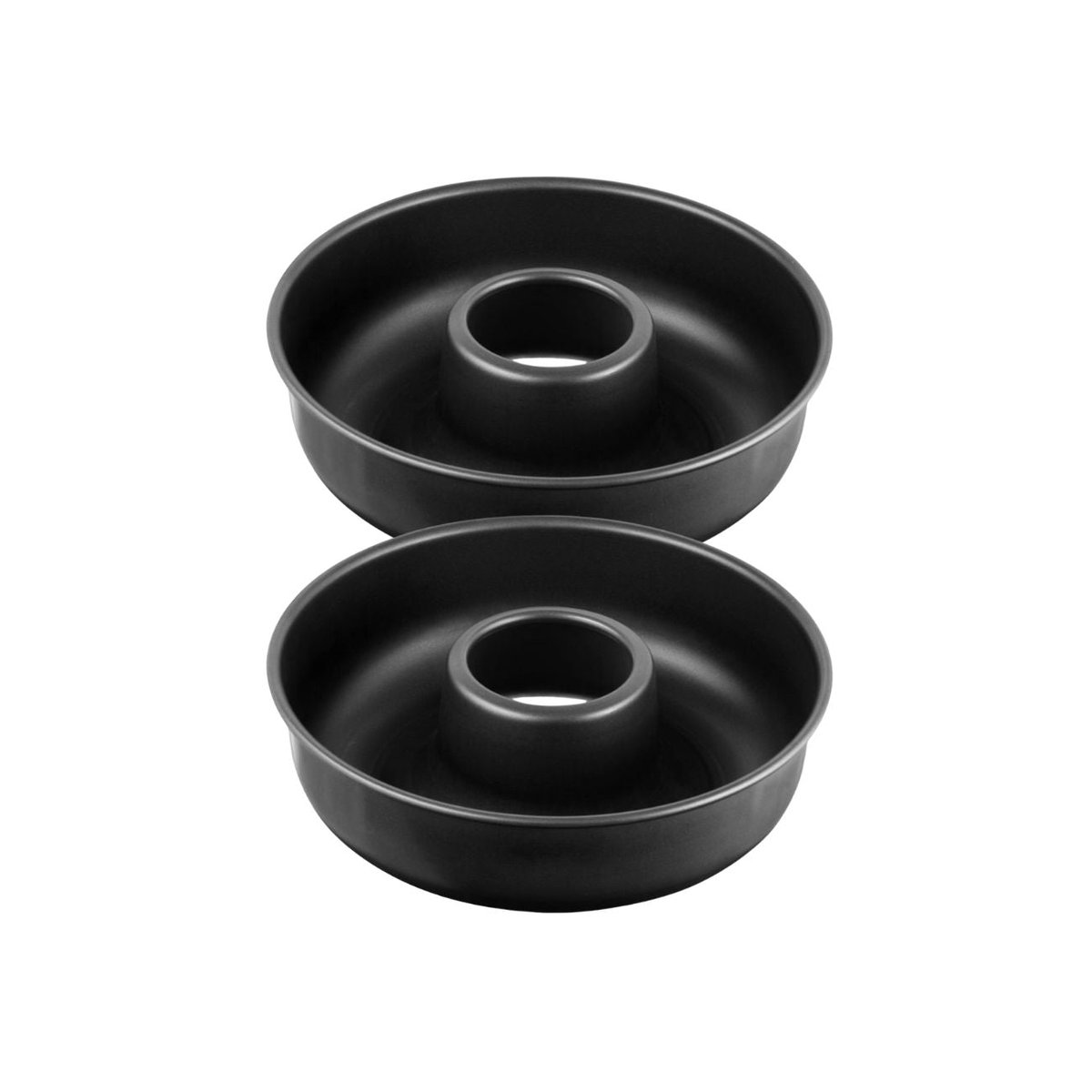 Lot de 2 moules à gâteaux 28/28 cm Black metallic Black noir, ZENKER