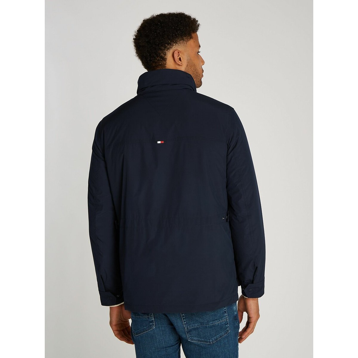 Men's Packable Parka dark blue, TOMMY HILFIGER