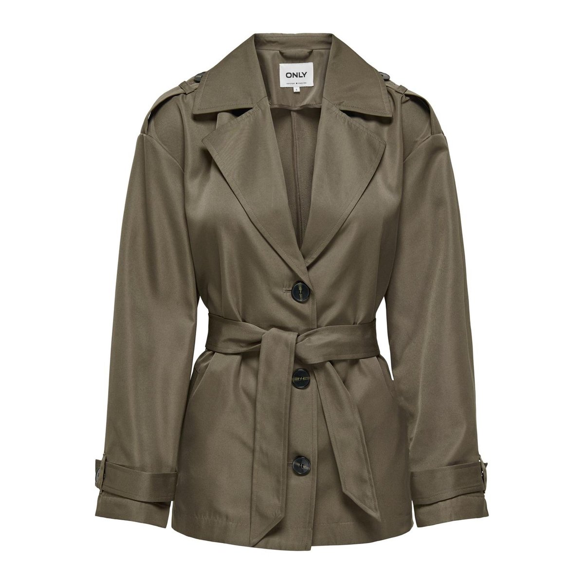 Trench Coat walnut, ONLY