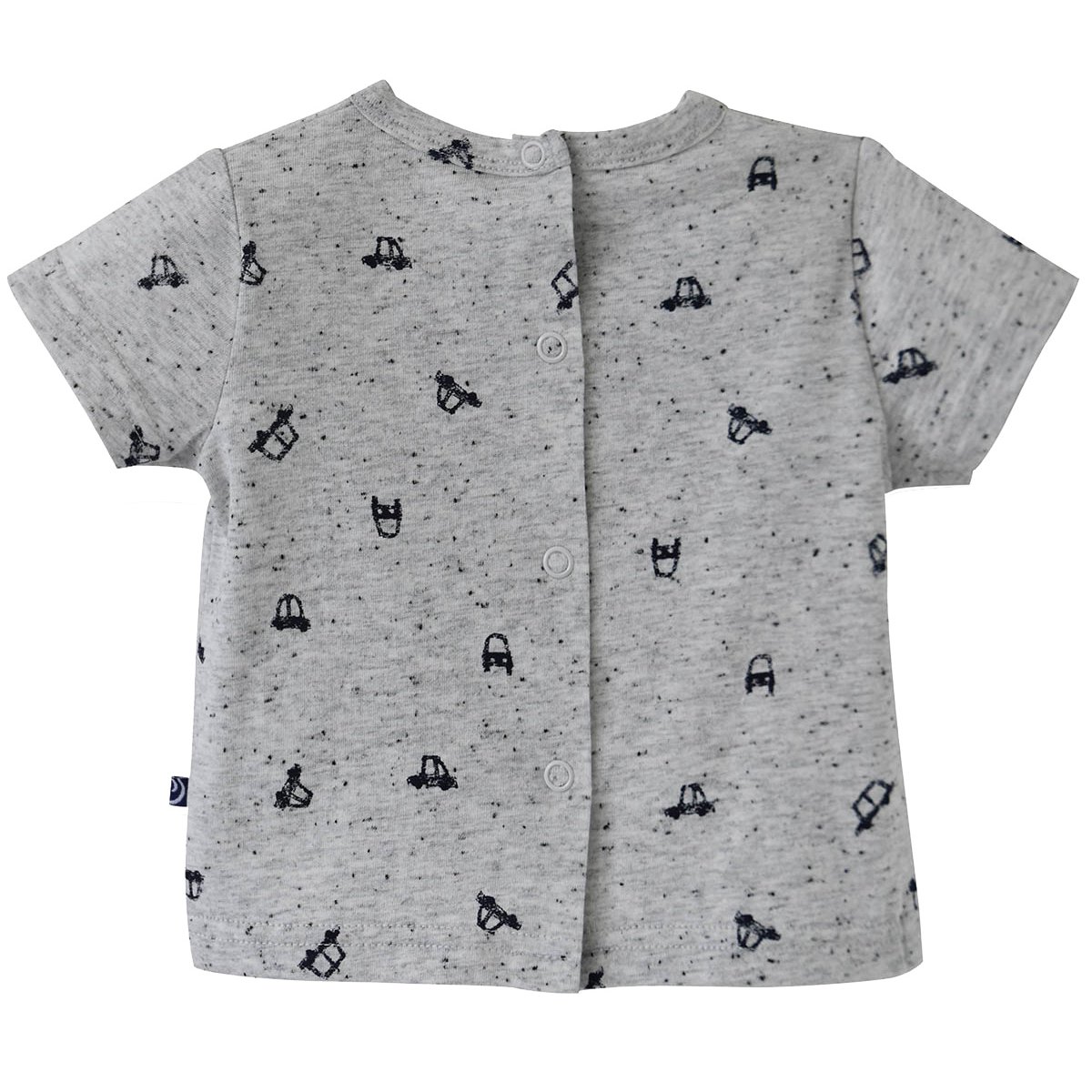 Ensemble t shirt salopette courte aymeric bleu, SUCRE D'ORGE