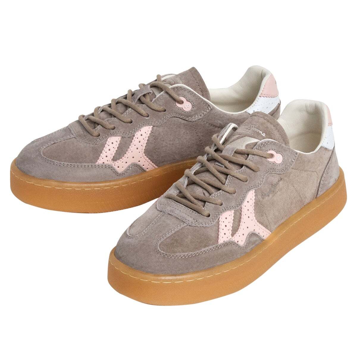 Maya - Baskets Combinées À Semelle Cupsole beige pierre foncée, PEPE JEANS