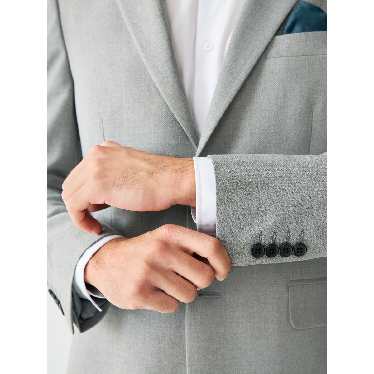 Veste de costume texturée gris, NEXT
