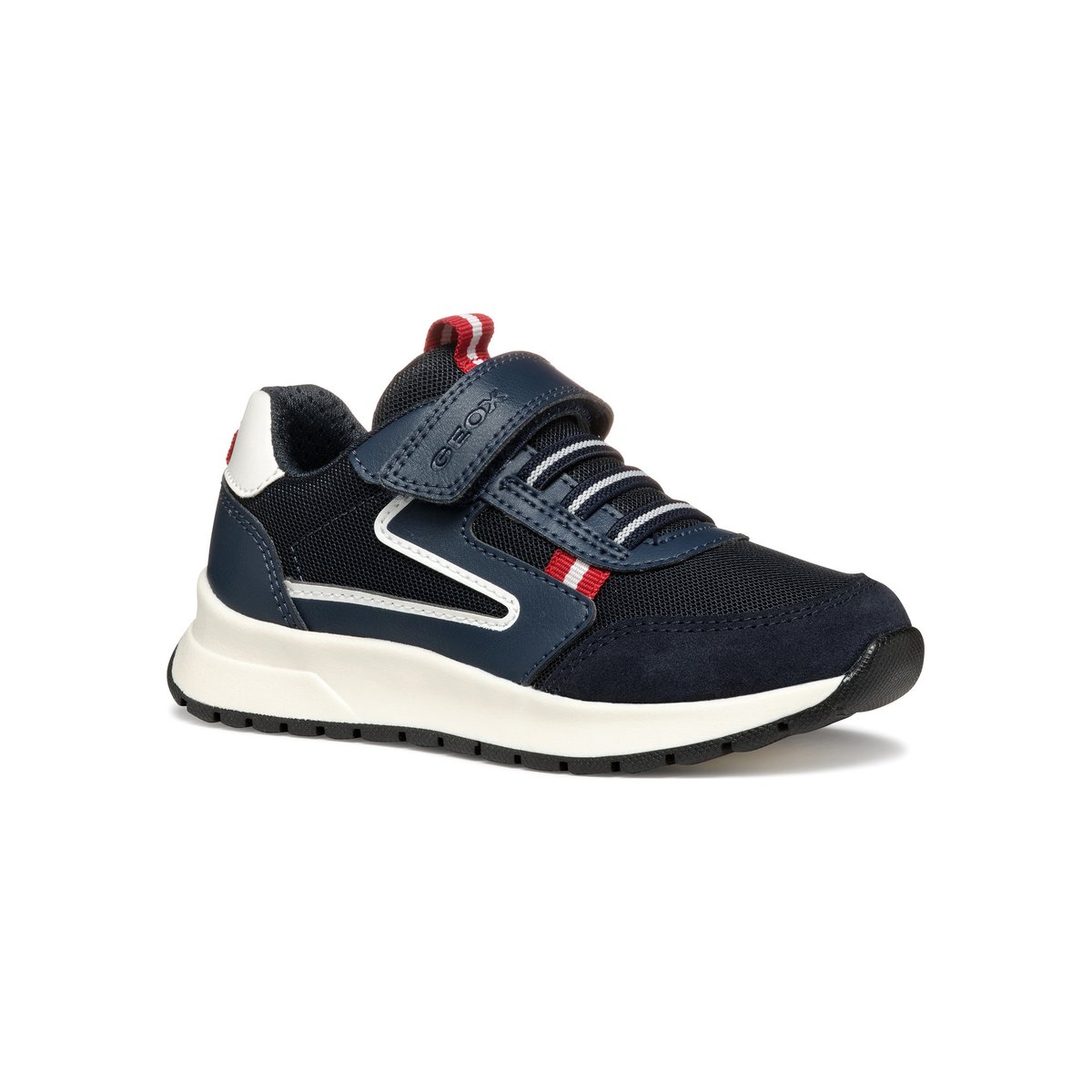 Baskets J BRIEZEE bleu marine/rouge foncé, GEOX