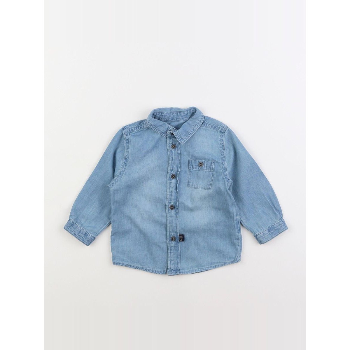 Chemise - Bon état bleu, VERTBAUDET