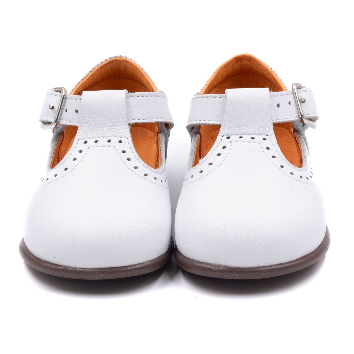 Chaussures en cuir pour premiers pas - BONI MAX blanche, BONI&SIDONIE