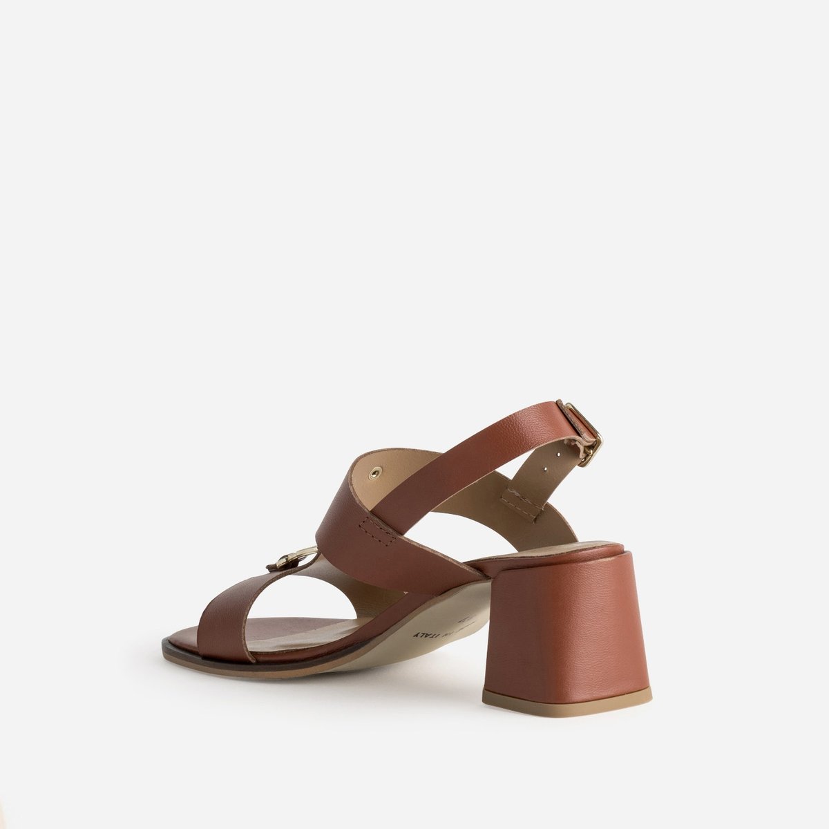 Sandale À Talon en cuir GARANCIA cognac, ERAM