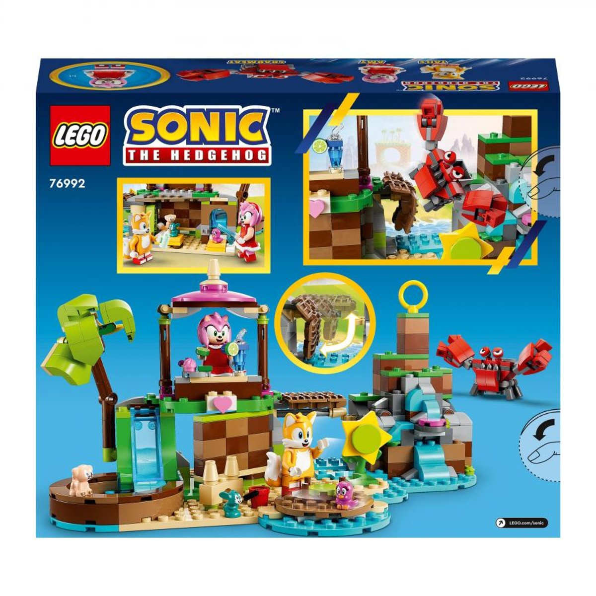 76992 L ile de sauvetage des animaux d Amy ® couleur unique, LEGO