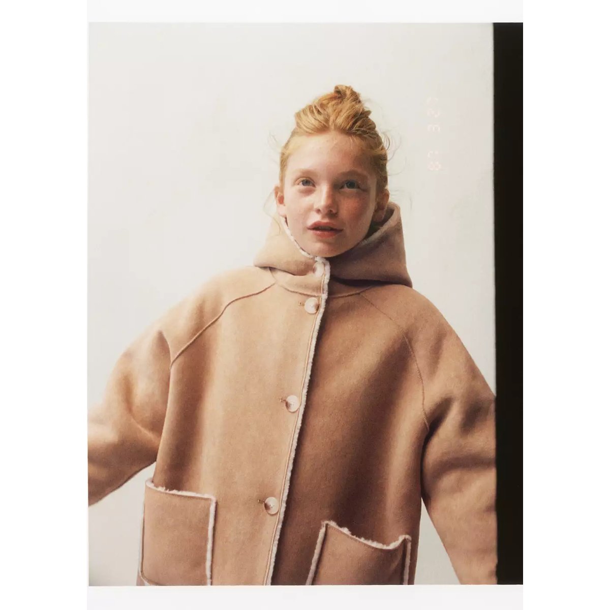 Manteau double face marron, MANGO KIDS