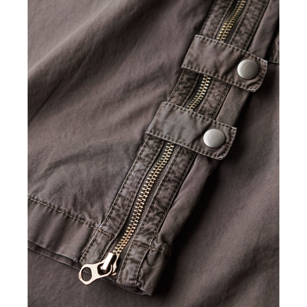 Pantalon cargo taille basse élastique Vintage marron taupe délavé, SUPERDRY