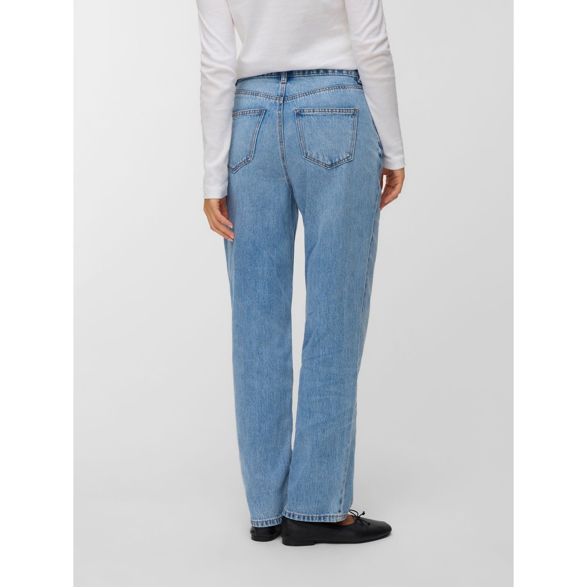 Jean Coupe Droite medium blue denim, VERO MODA