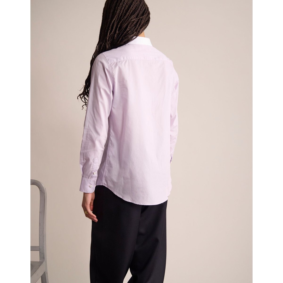 Chemise Martin violet, INES DE LA FRESSANGE PARIS