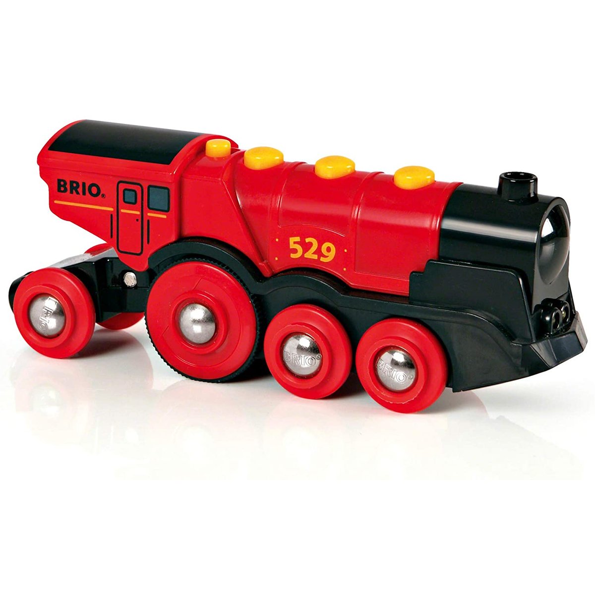 Locomotive puissante à piles rouge, BRIO