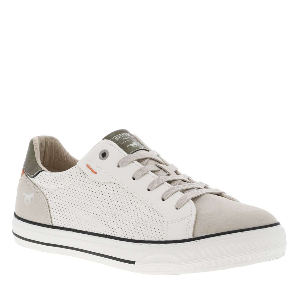Tennis talon plat beige, MUSTANG