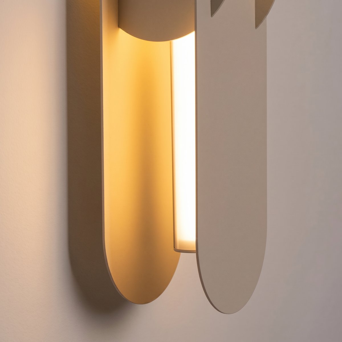 Applique murale Acier Taupe LED 1 Chain taupe, EDEN