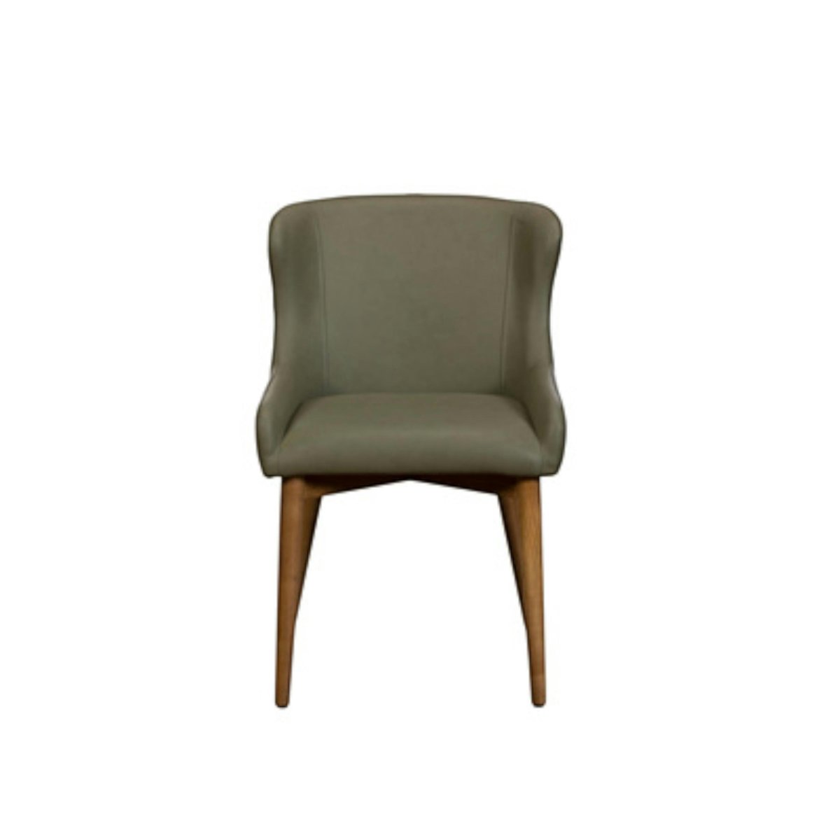 Chaise vintage dossier enveloppant (lot de 2) LARIO vert, PIER IMPORT