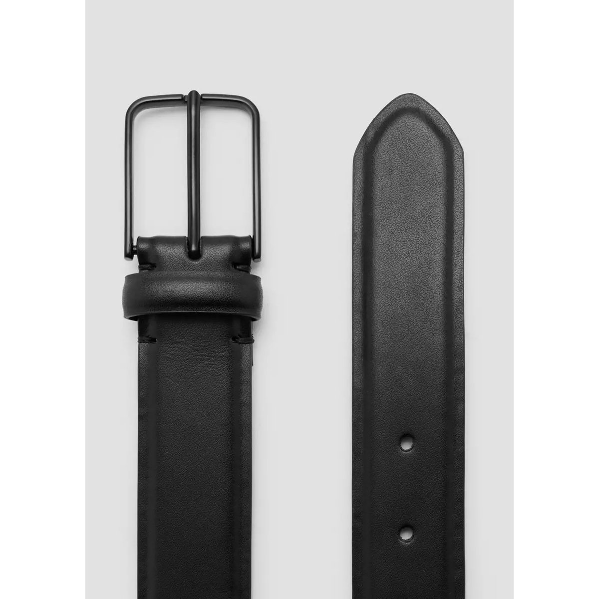 Ceinture 100 % cuir bovin noir, MANGO MAN