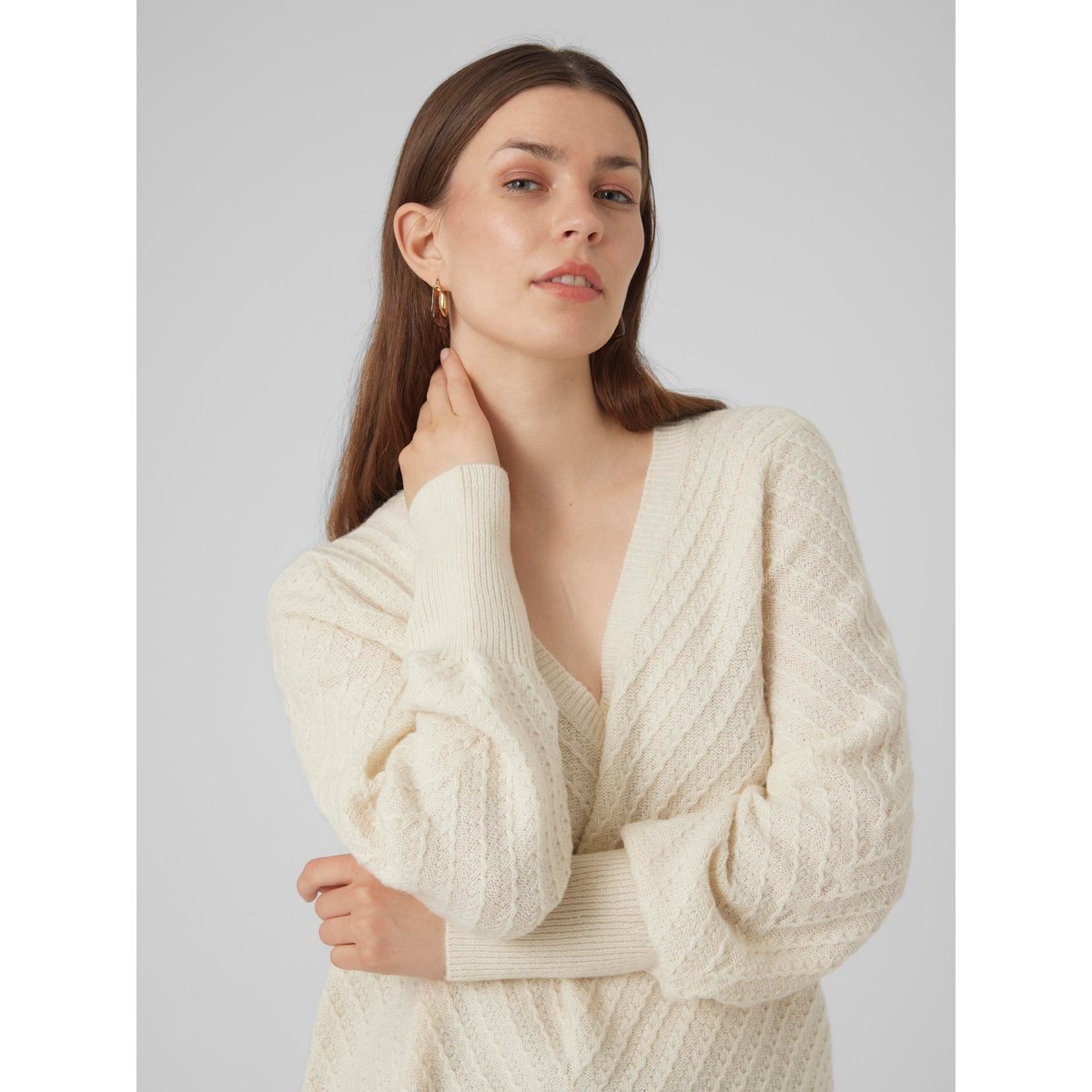 Pull En Maille birch, VERO MODA