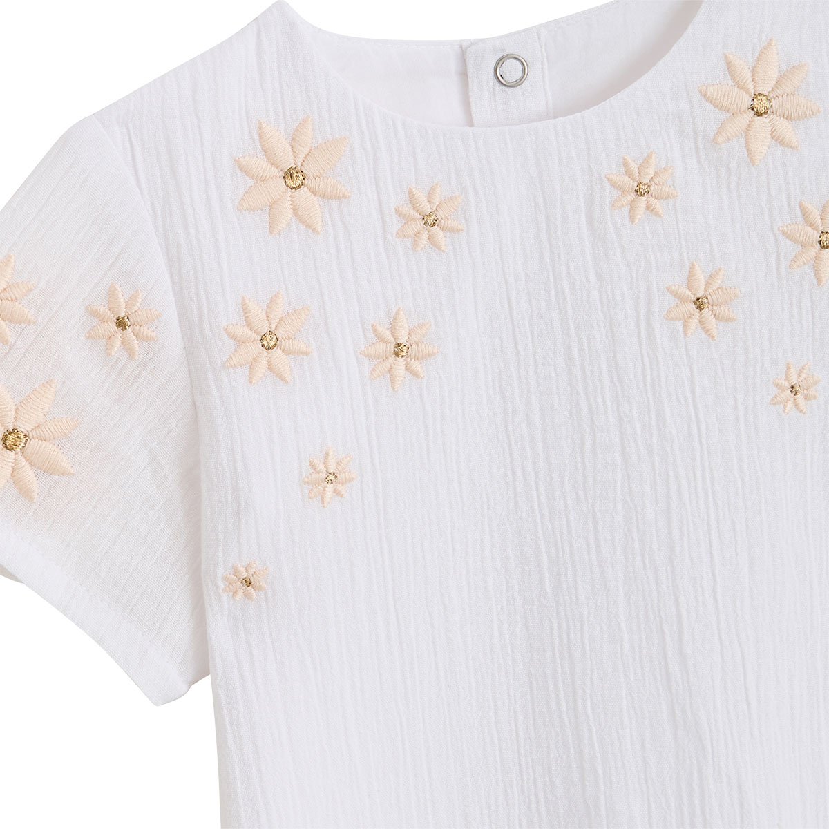 Robe enfant Poésie d'été blanc, PETIT BEGUIN