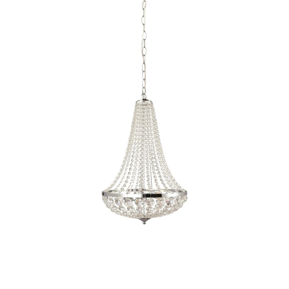 Lustre en cristal GRANSO argent, MARKSLOJD