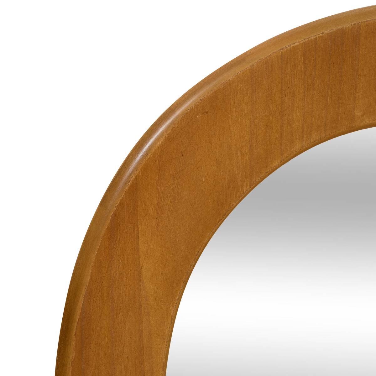 Miroir organique en bois 114cm ANTOINE marron, ATMOSPHERA