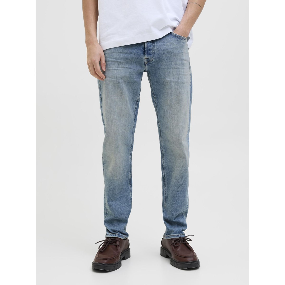 Jean Coupe Tapered blue denim, JACK & JONES