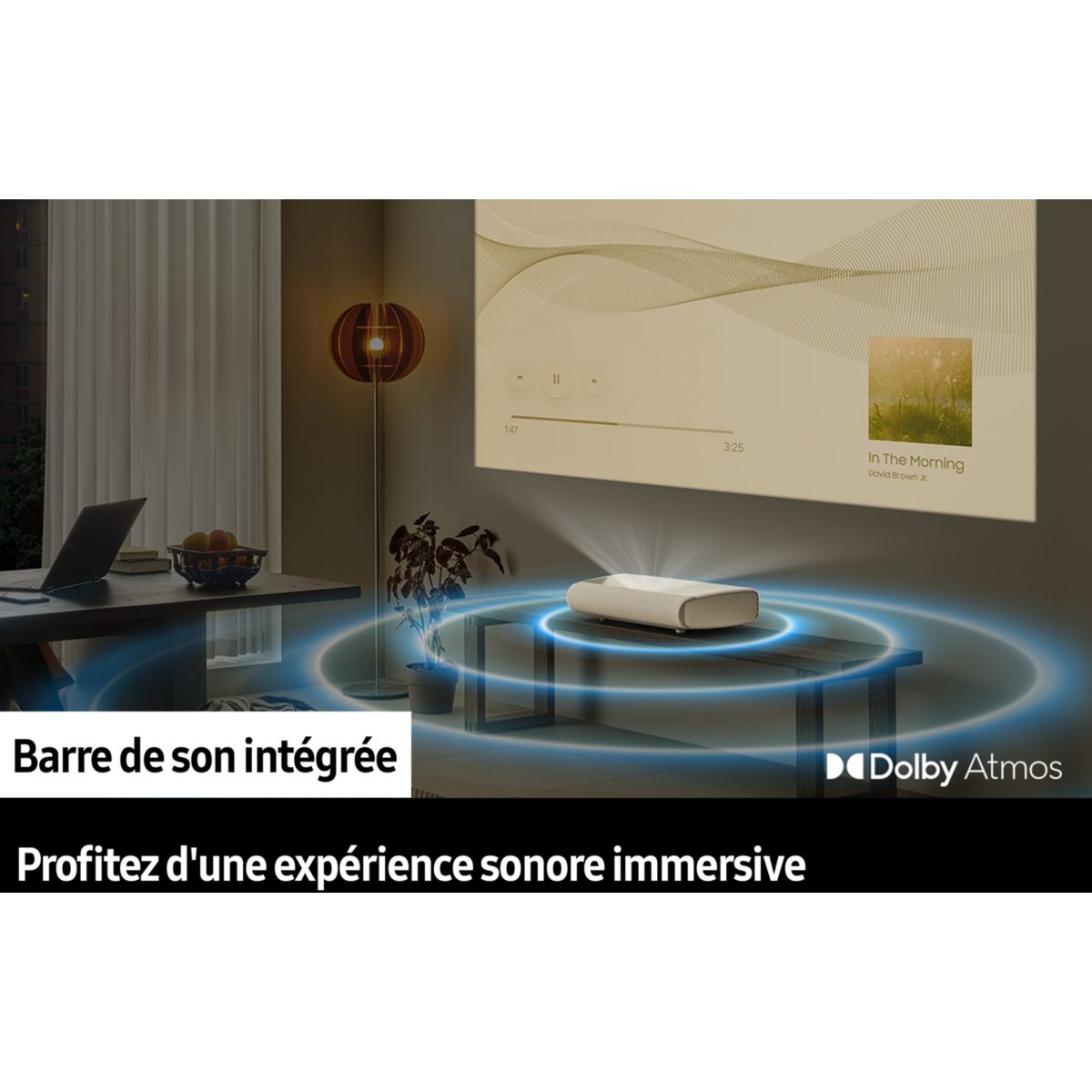 Vidéoprojecteur home cinéma The premiere SP-LPU7D blanc, SAMSUNG