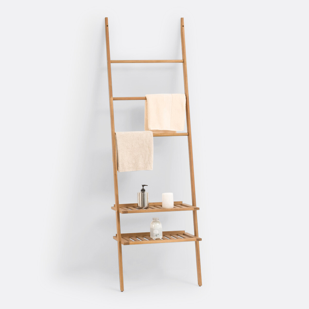 Kiari Teak Finish Oiled Acacia Ladder Shelf acacia, LA REDOUTE INTERIEURS