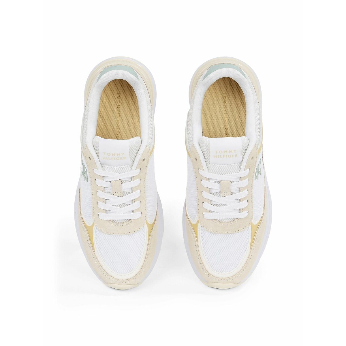 Sneakers in polyester beige , TOMMY HILFIGER