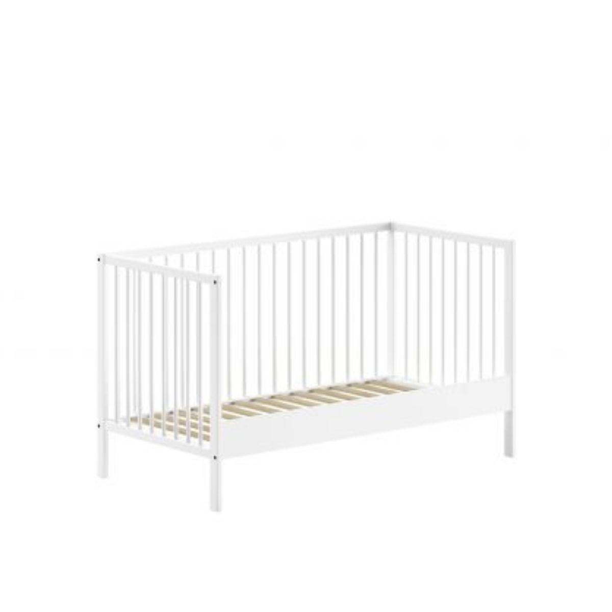 Lit Dino 70x140cm en Blanc couleur unique, VIPACK