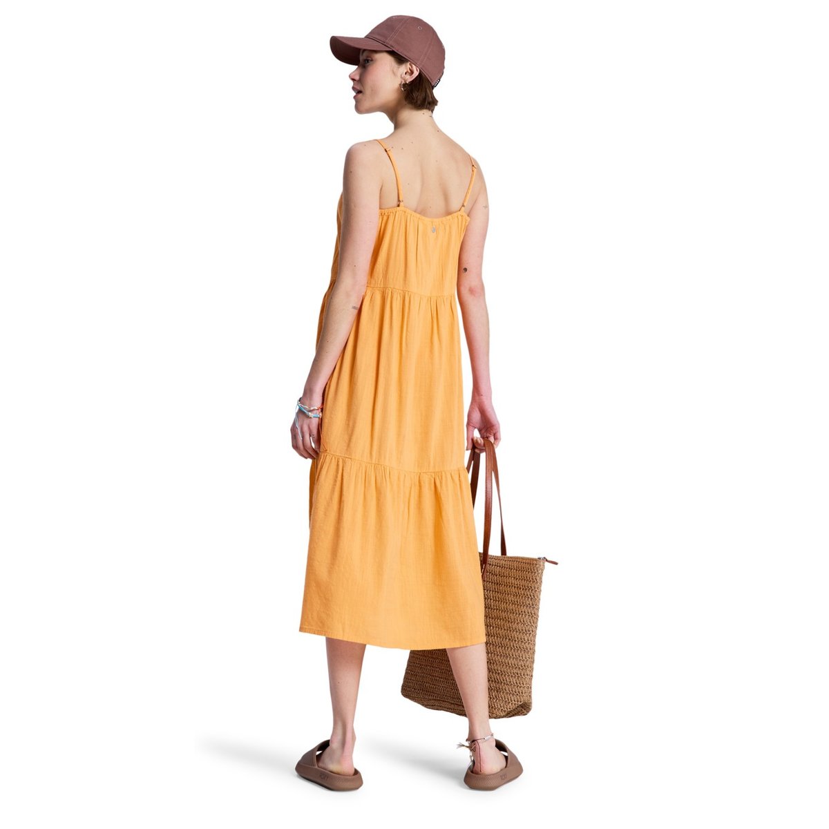 Robe trapèze DOWN THE LINE. orange papaya, ROXY