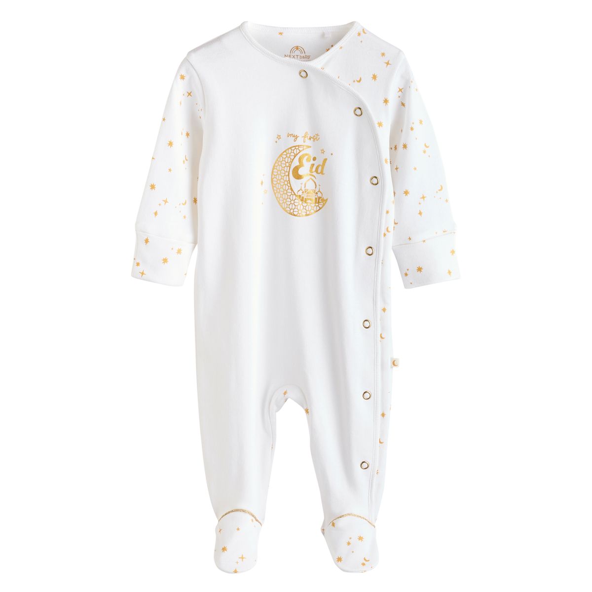 Dors-bien et bodies bébé, 4 pièces blanc, NEXT