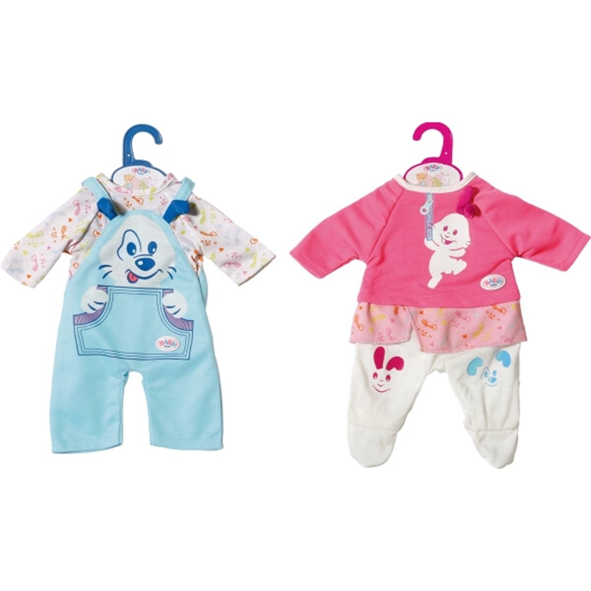 Baby Born Petits vêtements pour poupée 36cm bleu et rose, ZAPF CREATION