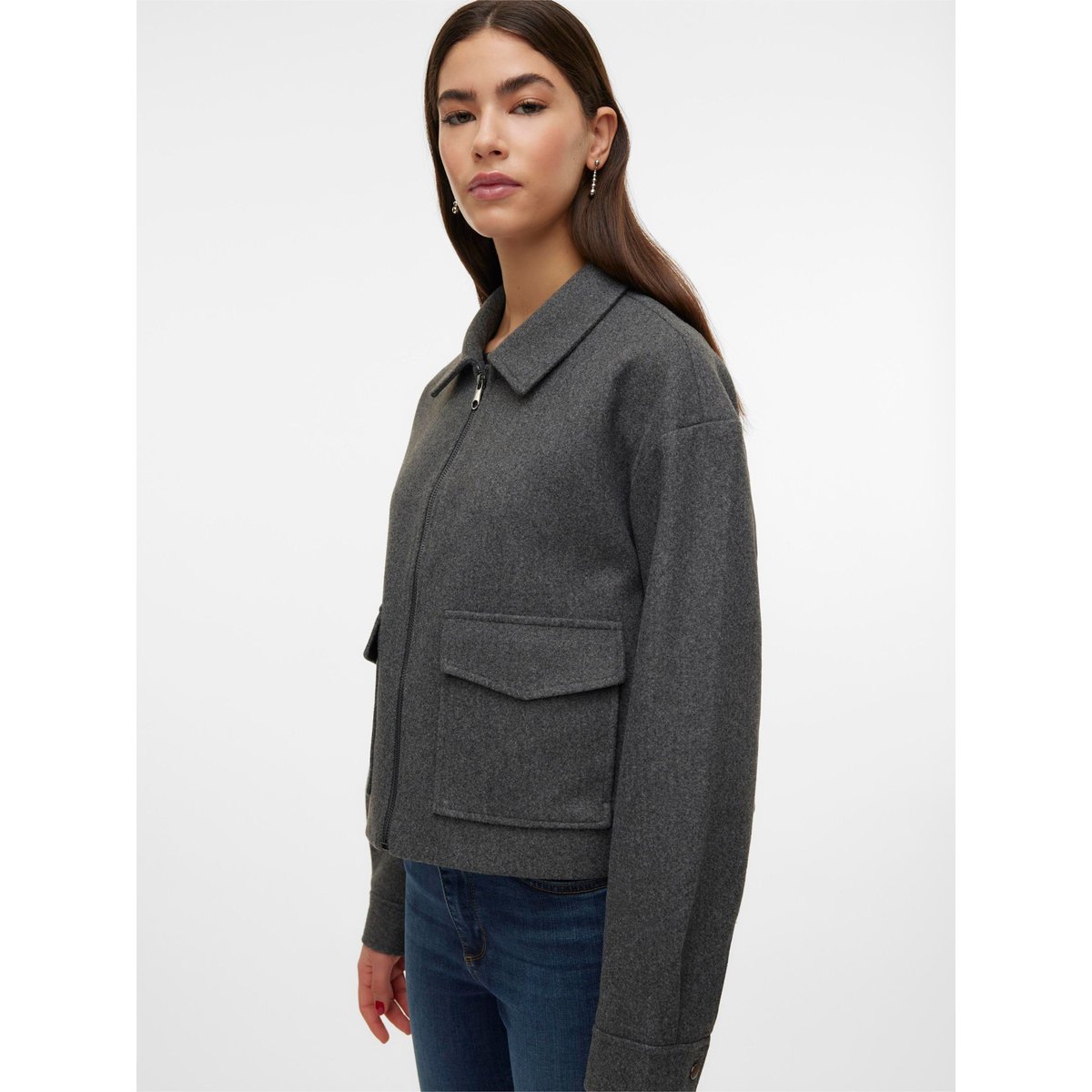 Veste dark grey melange, VERO MODA