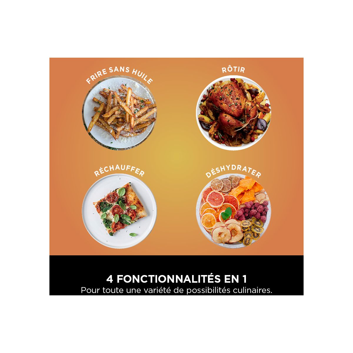 Friteuse sans huile Foodi 4,7L AF140EU couleur unique, NINJA