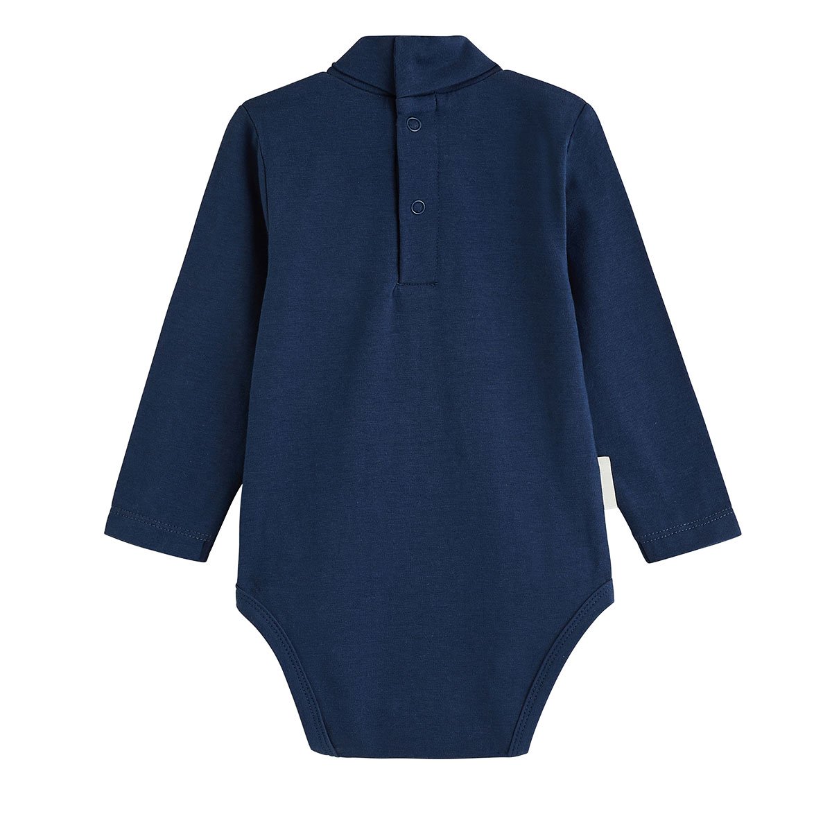 Lot de 3 bodies bébé col roulé manches longues Mathéo bleu, PETIT BEGUIN