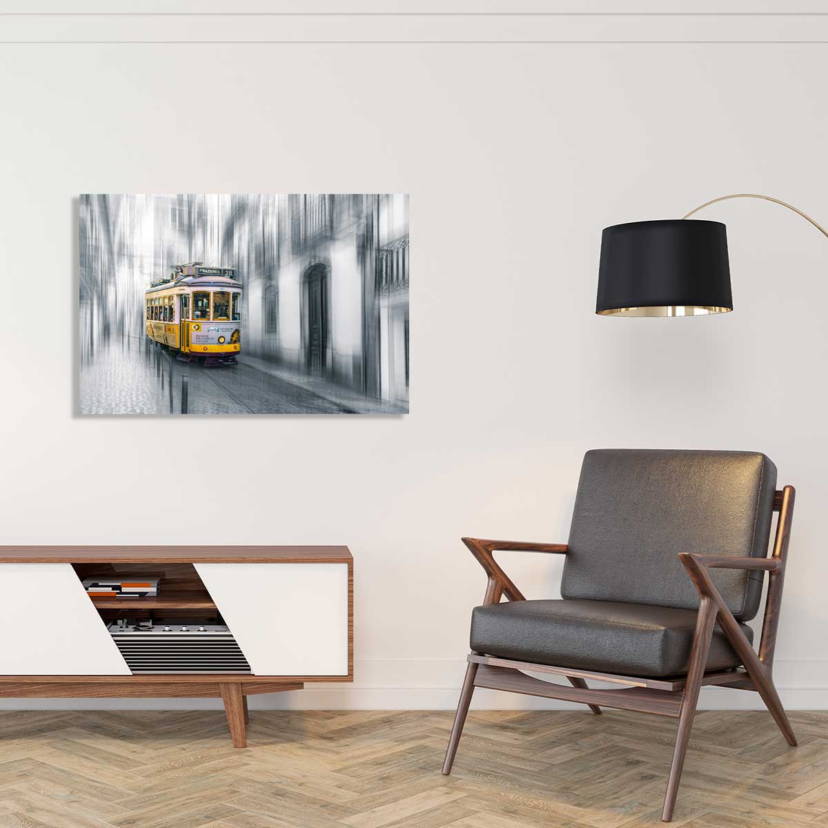 Tableau ville Lisboa tableau alu dibond, HEXOA