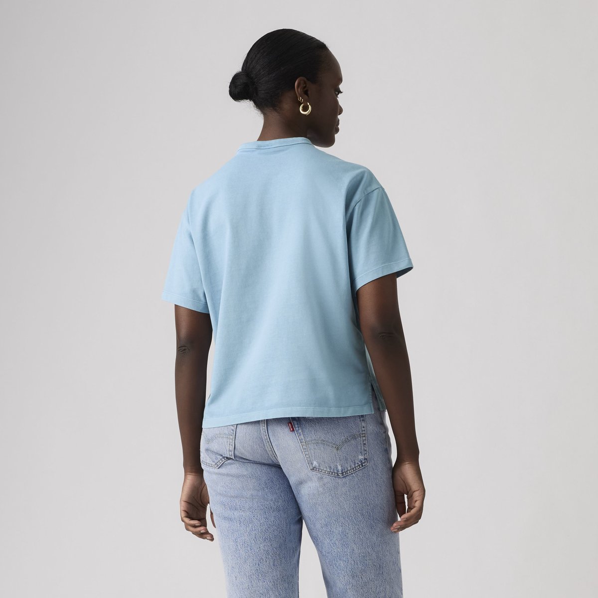 T-shirt style vintage bleu - garment dye fa191914 glacier lake, LEVI'S