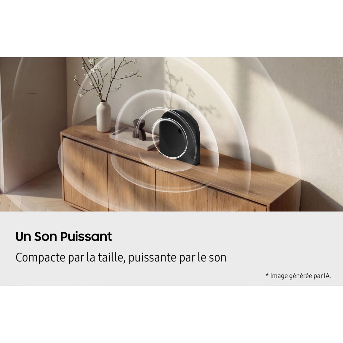 Enceinte sans fil Music Studio 5 HW-LS50H WiFi BT Black couleur unique, SAMSUNG