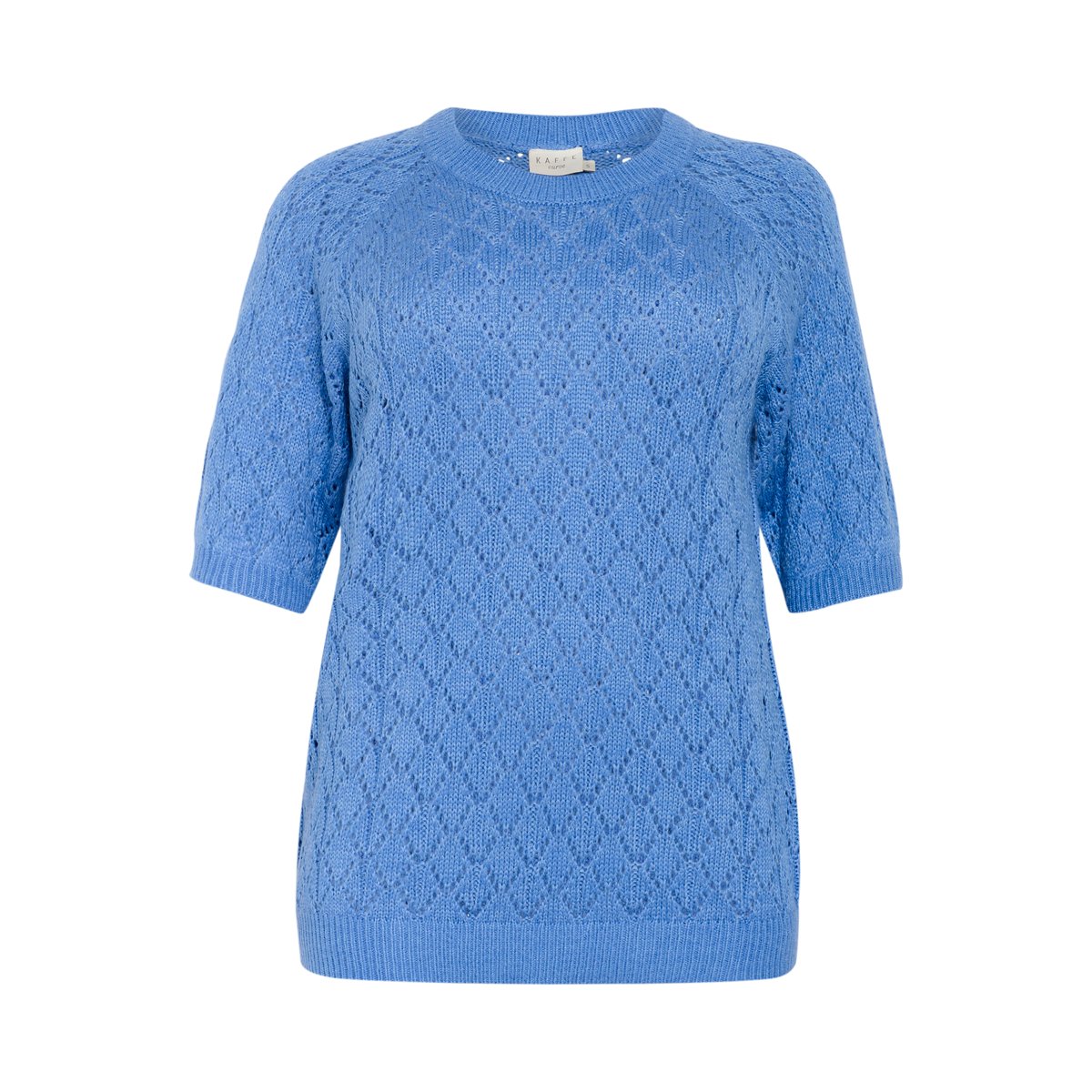 Knitted pullover bleu ebb and flow, KAFFE CURVE