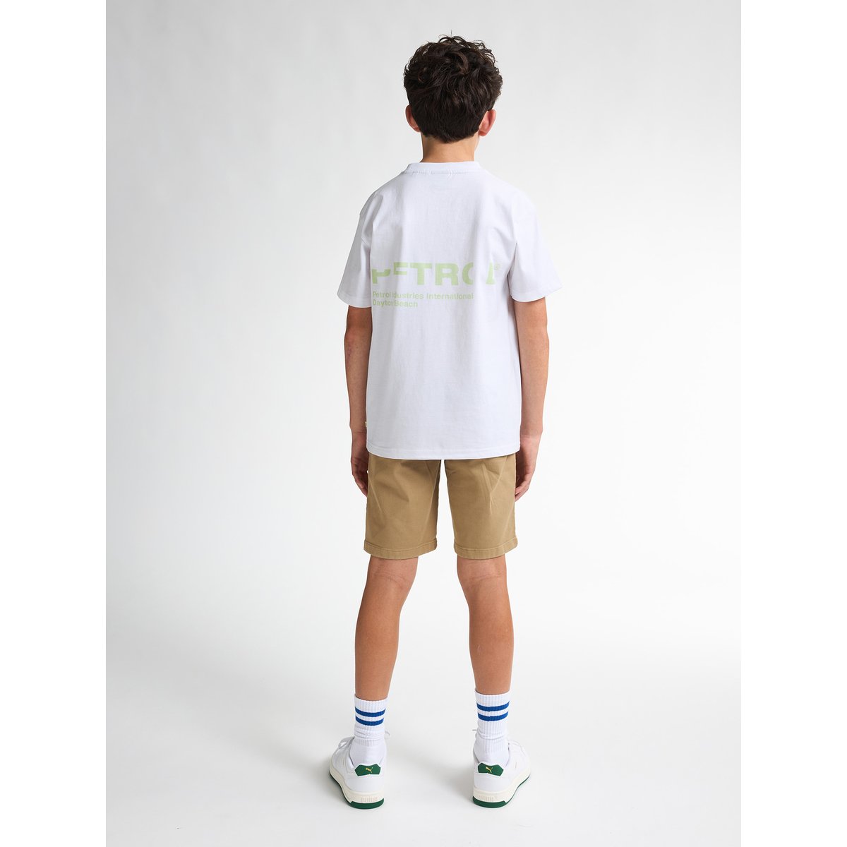 Short chino avec cordon de serrage marco jaune cappuccino, PETROL INDUSTRIES