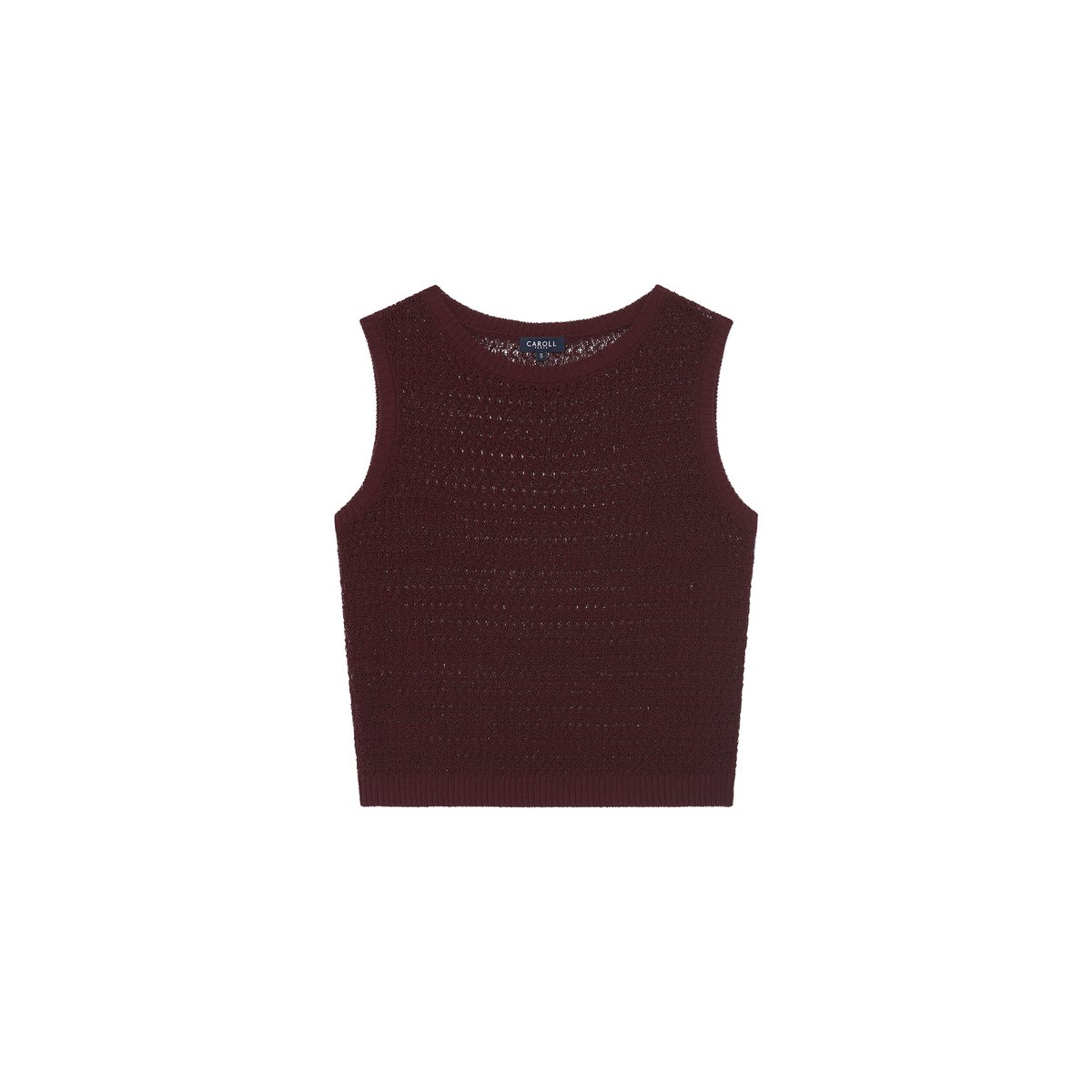 Pull droit col rond PULL MPAQUITO violet foncé, CAROLL