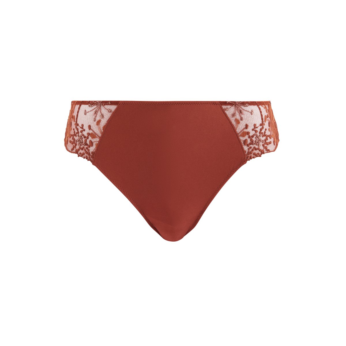 Slip Georgia broderie multicolore fond blush, SANS COMPLEXE