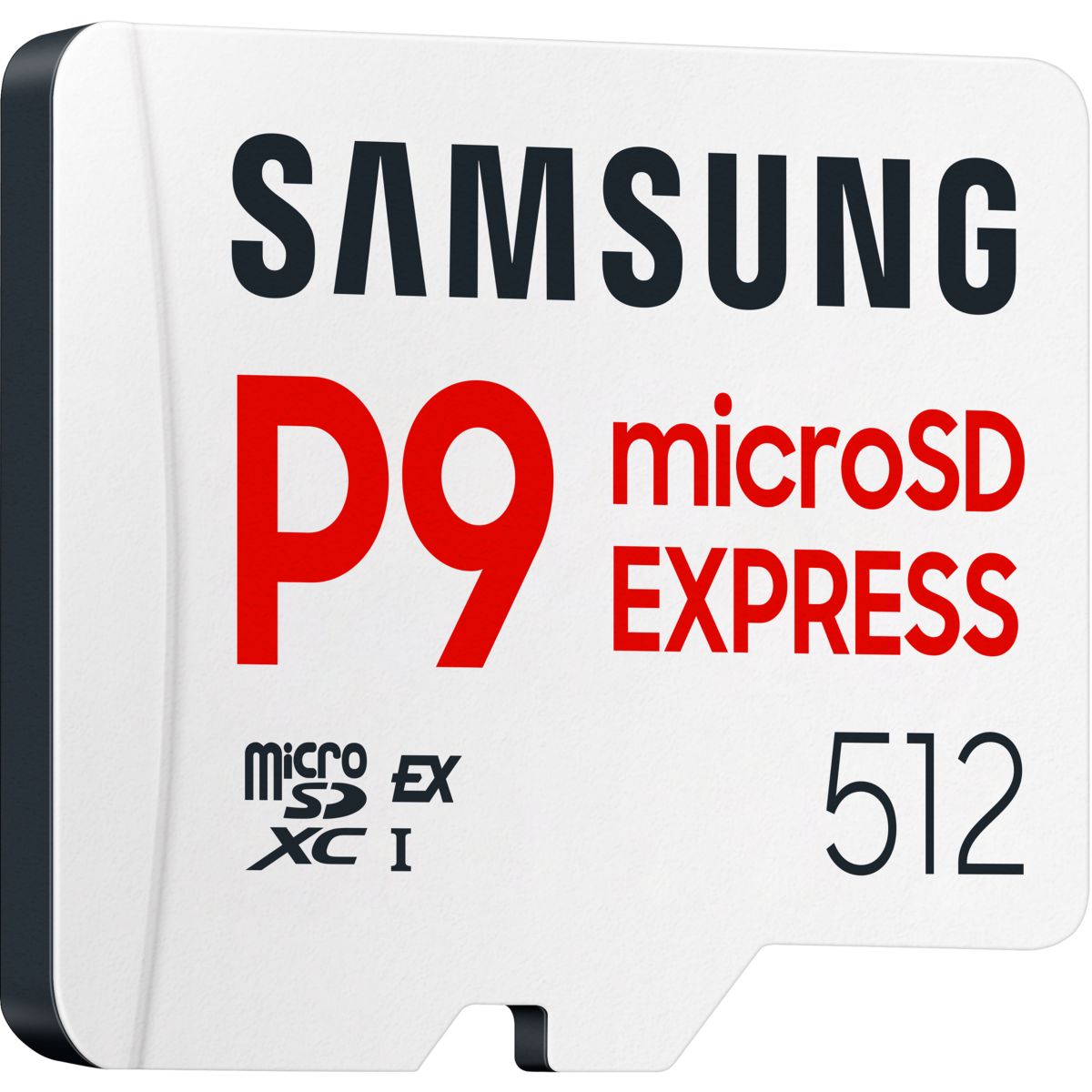 Carte Micro SD 512Go P9 Express Classe U3 V30 A1 couleur unique, SAMSUNG